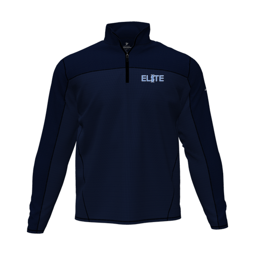 [CUS-DFW-QTRZ-PER-LSL-NVY-AS-LOGO1] Quarter Zip Pullover (Adult S, Navy, Logo 1)