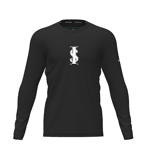 [FTLCDFBK-YXS-LOGO2] Dri Fit Performance T-Shirt (Youth XS, Black, Logo 2, Long Sleeve)