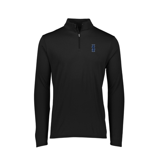 [FTLQFLBK-FAXS-LOGO2] Decker Women's Flex-Lite 1/4 Zip Shirt (Female Adult XS, Black, Logo 2)