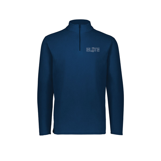 [6863.065.XS-LOGO3] Men's MicroFleece 1/4 Zip Pullover (Adult XS, Navy, Logo 3)