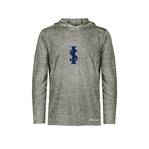 [FOLHCGGY-YS-LOGO2] Decker Youth Charge Hoodie (Youth S, Gray, Logo 2)