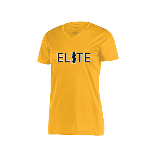 [222820.023.S-LOGO3] Ladies Movement Dri Fit Shirt (Female Adult S, Athletic Gold, Logo 3)