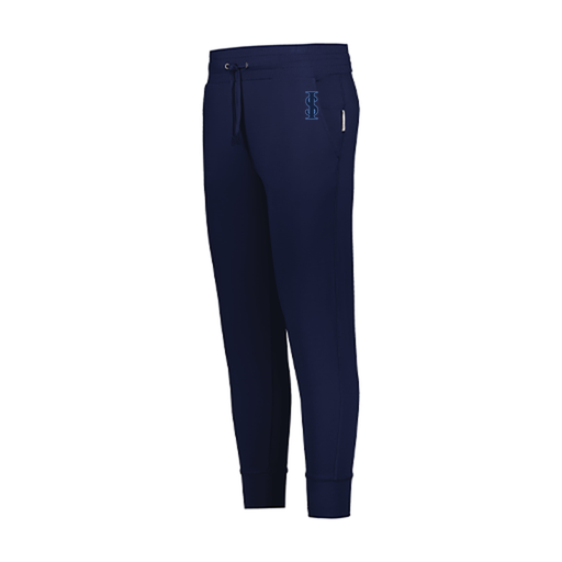 [222799.065.XS-LOGO2] LADIES VENTURA SOFT KNIT JOGGER (Female Adult XS, Navy, Logo 2)