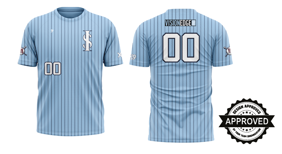 IS Elite - Carolina Pinstripe Crew Neck Jersey '26